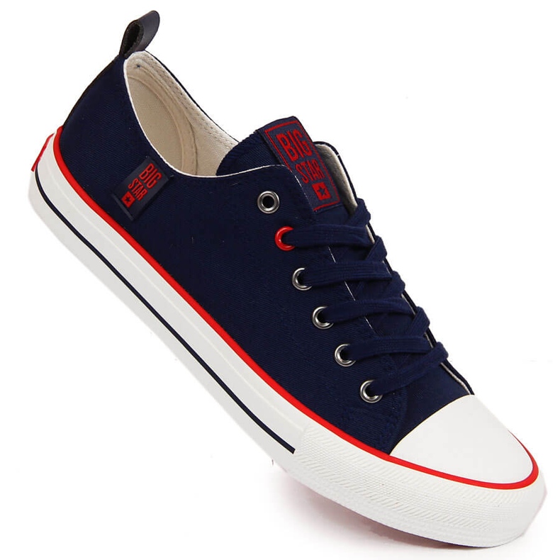 Baskets basses homme bleu marine Big Star JJ174060 1 Baskets basses homme bleu marine Big Star JJ174060 1