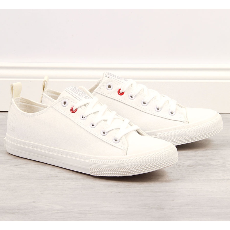 Baskets basses homme blanches Big Star JJ174001 1 Baskets basses homme blanches Big Star JJ174001 1