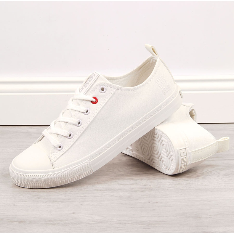 Baskets basses homme blanches Big Star JJ174001 2 Baskets basses homme blanches Big Star JJ174001 2