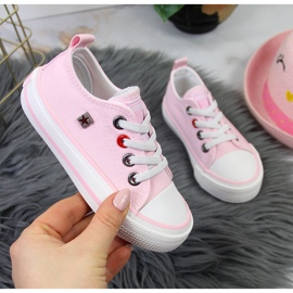 Baskets fille avec élastiques roses Big Star HH374093 1 Baskets fille avec élastiques roses Big Star HH374093 1