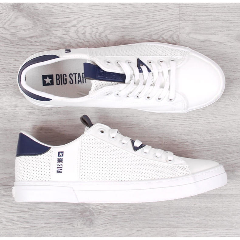 Similicuir homme blanc Big Star JJ174226 2