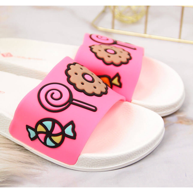 Chaussons de piscine fille rose Atletico 1