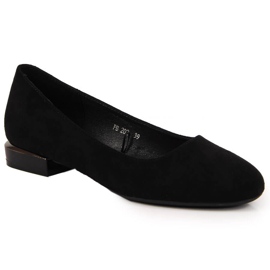 Ballerines à talons hauts pour femme noires Sergio Leone le noir 2