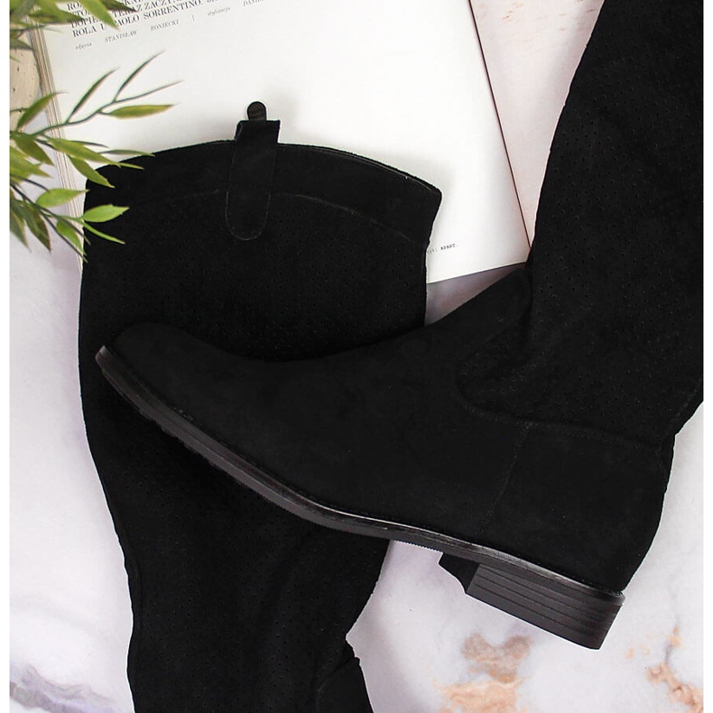 S.Barski Bottes de printemps noires pour femmes S. Barski 2