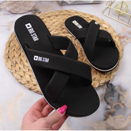 Chaussons mousse noir Big Star JJ274A338 le noir 2