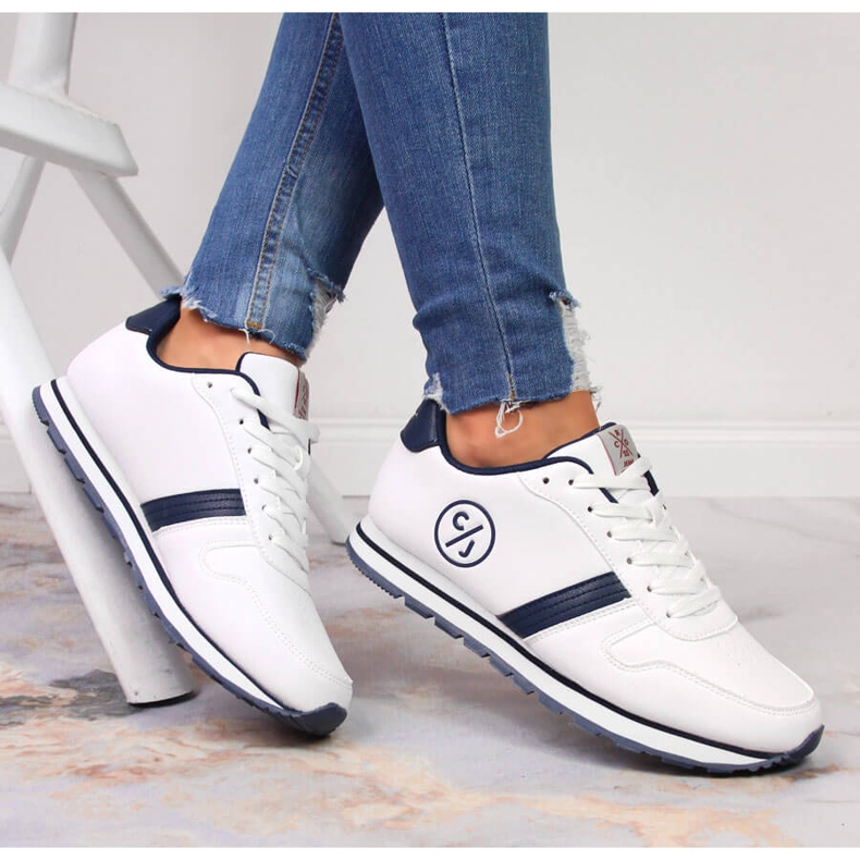 Chaussures de sport White Cross Jeans JJ2R4021C blanc 1