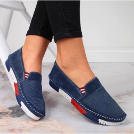 Chaussures confortables en cuir pour femmes Artiker bleu marine 1 Chaussures confortables en cuir pour femmes Artiker bleu marine 1