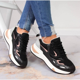 Chaussures de sport femme Vinceza noires le noir multicolore 1 Chaussures de sport femme Vinceza noires le noir multicolore 1