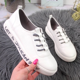 S.Barski Chaussures compensées femme S. Barski blanches 1