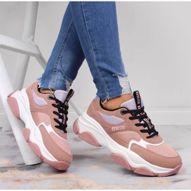 Baskets de sport femme rose Big Star JJ274577 1 Baskets de sport femme rose Big Star JJ274577 1