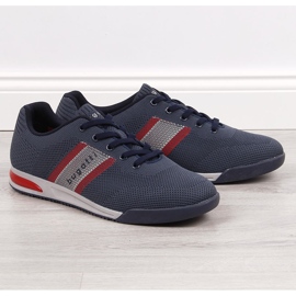 Chaussures Bugatti homme bleu marine 1