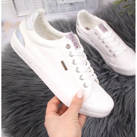 Baskets en textile blanc Cross Jeans JJ2R4038C 1