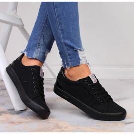 Black Cross Jeans JJ2R4039C baskets en textile noir 4