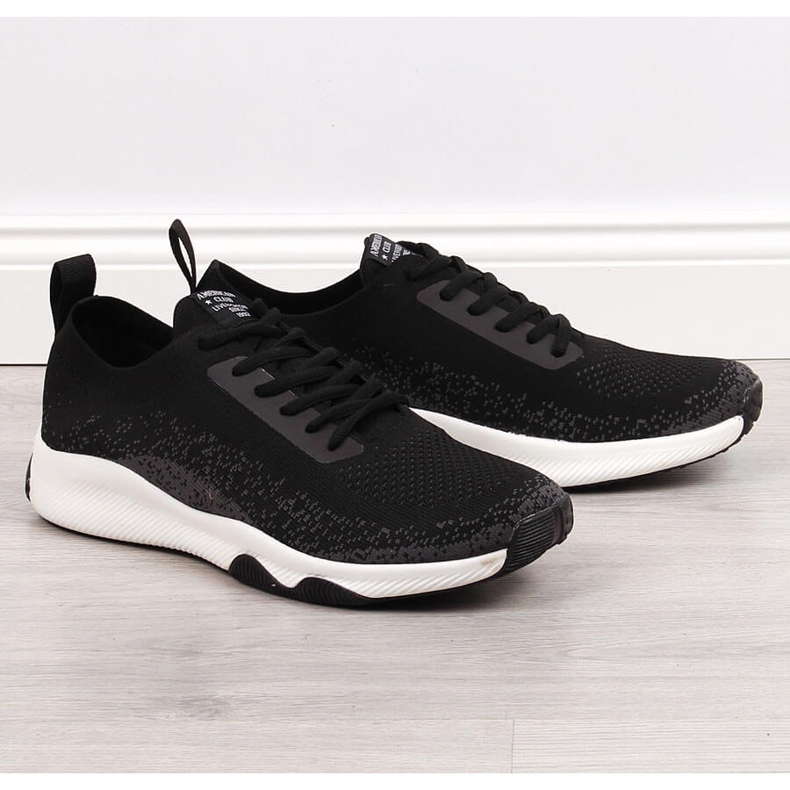 Chaussures de sport pour hommes American Club noires le noir 1