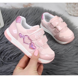 Chaussures de sport fille American Club roses 1