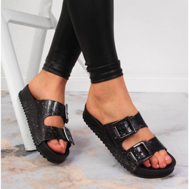 Chaussons caoutchouc femme noir Zaxy HH285158 1