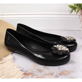 Ballerines femme meliski avec une fleur noir Zaxy JJ285048 le noir 3