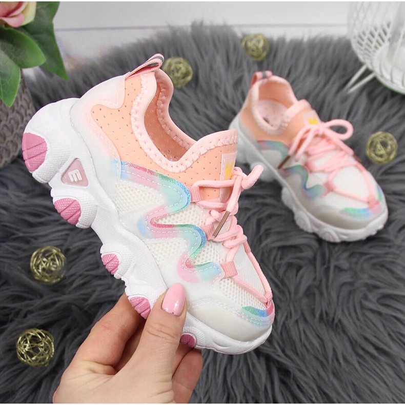 Chaussures de sport fille Vinceza blanches multicolore 1 Chaussures de sport fille Vinceza blanches multicolore 1