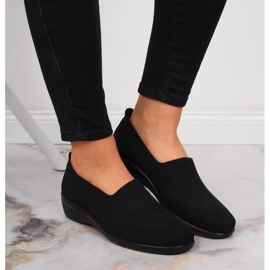 Chaussures confortables pour femmes, noires Sabatina 2