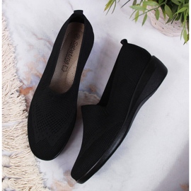 Chaussures confortables pour femmes, noires Sabatina le noir 6
