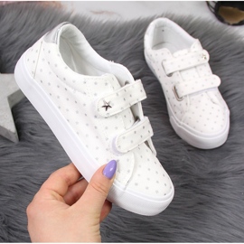 Baskets pour fille avec velcro étoiles blanches de l'Atletico 1