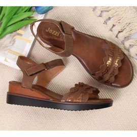 Sandales marron femme Jezzi brun 1 Sandales marron femme Jezzi brun 1