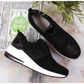 Chaussures compensées noires pour femme Jezzi le noir 1 Chaussures compensées noires pour femme Jezzi le noir 1