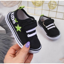 Baskets garçon Atletico noires à scratch 1