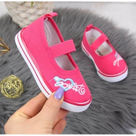 Ballerines fille avec élastique rose Atletico 1