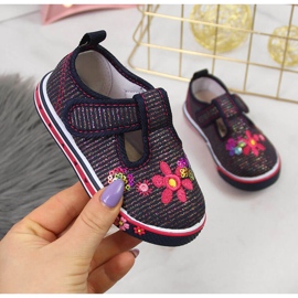 Baskets Atletico bleu marine pour fille 1