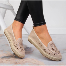 S.Barski Espadrilles femme ajourées avec oxyde de zirconium beige S. Barski 1 S.Barski Espadrilles femme ajourées avec oxyde de zirconium beige S. Barski 1