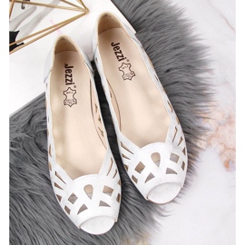 Ballerines ajourées argentées pour femme Jezzi 3