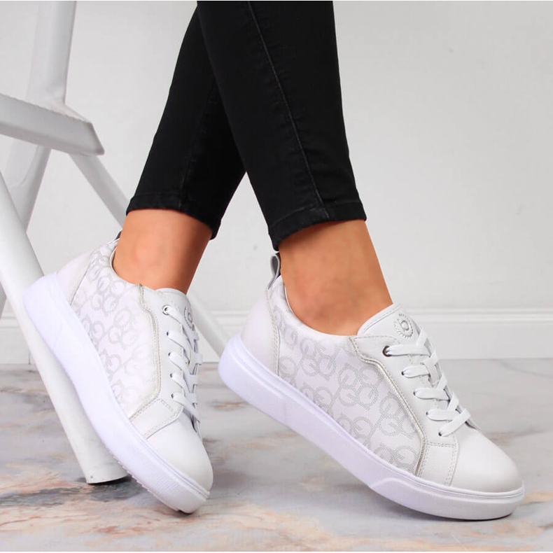 Baskets pour femmes baskets blanches Bugatti JJ253151 1