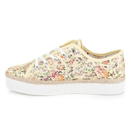 Kylie Espadrilles en dentelle à fleurs multicolore 3