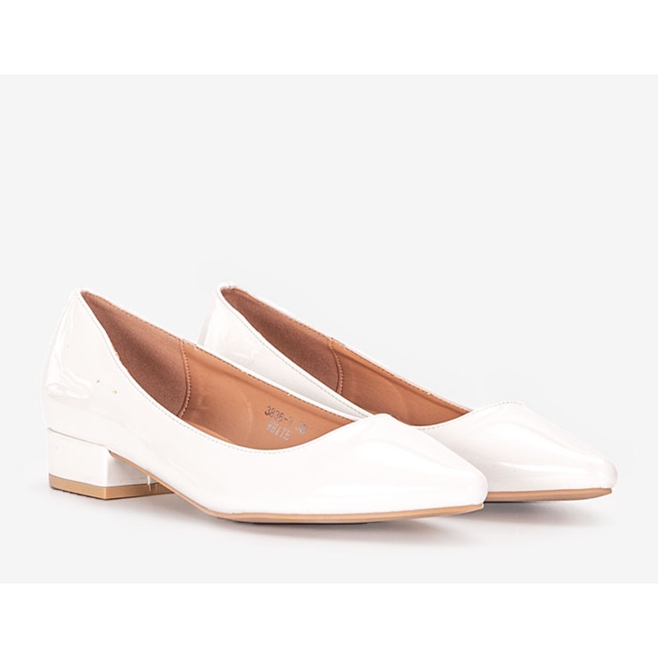 Talons hauts Timms blancs blanche 1