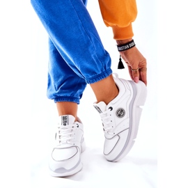 Chaussures de sport sur la plate-forme Big Star II274314 Blanc blanche 5