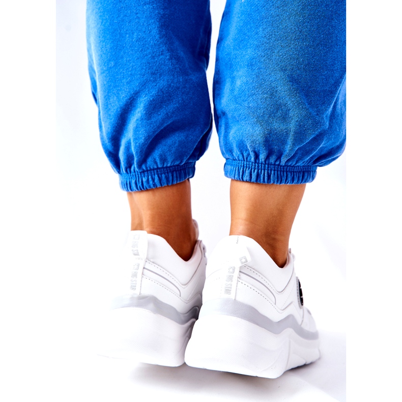 Chaussures de sport sur la plate-forme Big Star II274314 Blanc 1