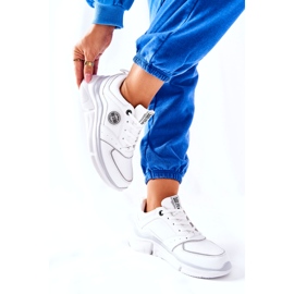 Chaussures de sport sur la plate-forme Big Star II274314 Blanc blanche 2