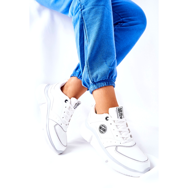 Chaussures de sport sur la plate-forme Big Star II274314 Blanc 3