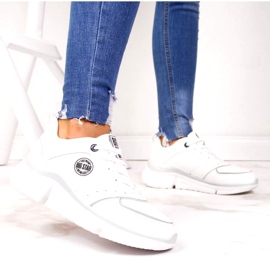 Chaussures de sport sur la plate-forme Big Star II274314 Blanc blanche 6