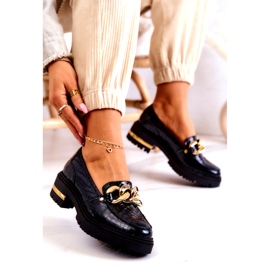 PA2 Mocassins Femme Mocassins Cuir Noir Mollie 3