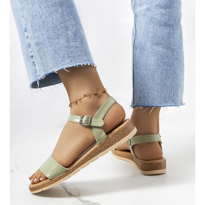 Sandales Speier vertes pour femmes 1