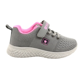NEWS Chaussures de sport pour enfants pour Velcro 22Z23-4843-M-rose gris 2 NEWS Chaussures de sport pour enfants pour Velcro 22Z23-4843-M-rose gris 2