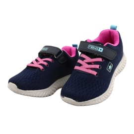 NEWS Chaussures de sport à scratch 22DZ23-4843-M Bleu marine rose 3 NEWS Chaussures de sport à scratch 22DZ23-4843-M Bleu marine rose 3