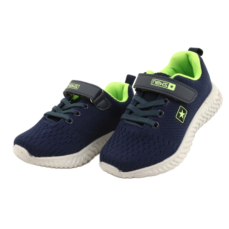 NEWS Chaussures de sport à scratch 22DZ23-4843-M Bleu marine 3