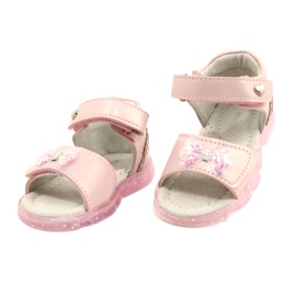 Evento Sandales des filles avec un arc 22Z23-4780 rose 3