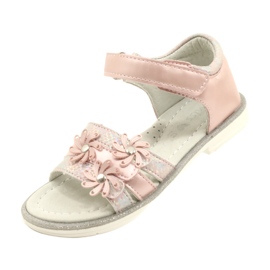 Evento Sandales des filles avec des fleurs décoratives 22d23-4792 rose 5 Evento Sandales des filles avec des fleurs décoratives 22d23-4792 rose 5