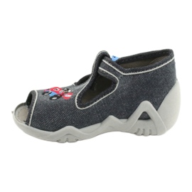 Chaussures enfant Befado 217P106 rouge bleu gris 2