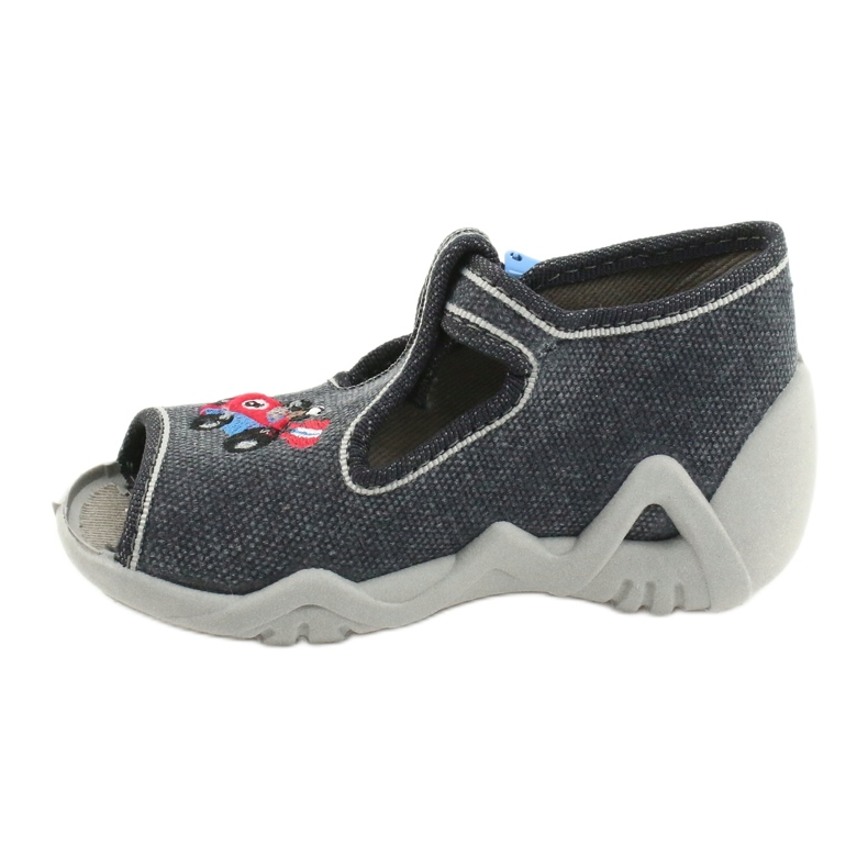 Chaussures enfant Befado 217P106 rouge bleu gris 2
