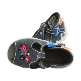 Chaussures enfant Befado 217P106 rouge bleu gris 5